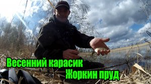 Первый весенний карась