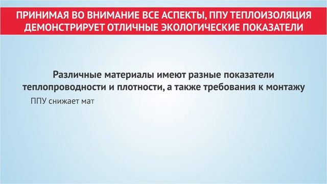 Пенополиуретановая изоляция и устойчивое развитие в строительстве.