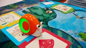 Робот улитка Qobo. Как работает карточка "Touch".