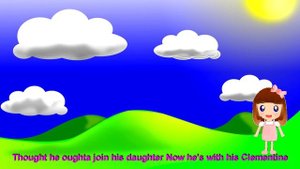 Oh My Darling Clementine, Full Song, Instrumental. Lyrics. Kids