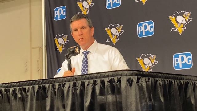 Mike Sullivan responds to question on Jeff Carter's line's poor play смотреть онлайн