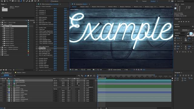 Neon Sign Kit Tutorial - After effects templates & tutorials