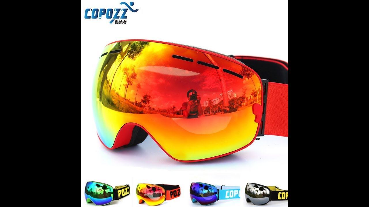 Copozz Магнитная горнолыжная маска для сноуборда (подходит для очков с диоптриями). смотреть онлайн
