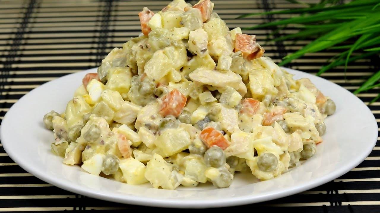 Салат "Оливье" - Действительно Вкусный Рецепт, Как в Ресторане! Проверьте Сами! На праздничный стол