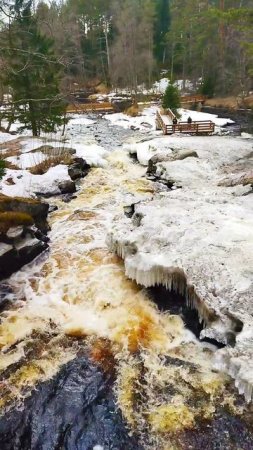 водопад в Карелии