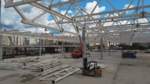 Строительство быстровозводимых зданий летом