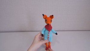 Игрушка амигуруми. Лисичка крючком (Сrochet Fox).