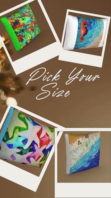 Beach Style Designer Pillows #beach #beachvibes #pillow #home #ocean #beachhomedecor #artwork