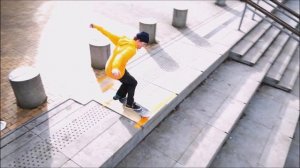 How to skate BIG STREET HANDRAILS featuring JOE HINSON