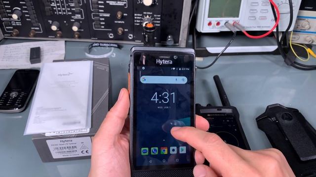 Hytera PNC550  POC Smartphone  PTT Zello test + compare to Motorola Ion and Inrico T198