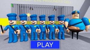 Побег от BARRY'S PRISON RUN! А так же от ПОЛИЦЕЙСКИХ PAPA PIZZA | OBBY в РОБЛОКС