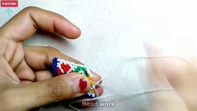 New design in 3 Moti toran || #beadwork