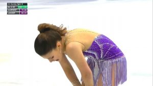 Софья Самодурова - произвольная программа на Чемпионате Европы 2019. 25.01.2019