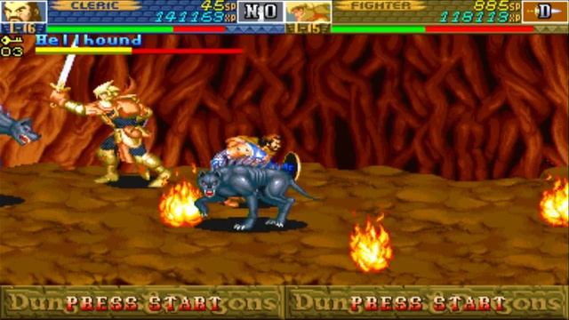 Dungeons dragons 2 - полное прохождение OLDBEAT аркада - Beat,em up