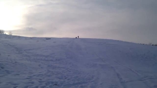 зимние покатушки с горки 2013