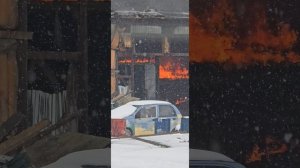 пожар на осташке!