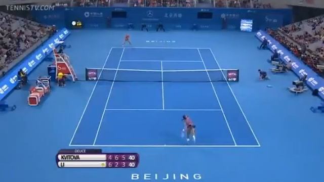 Petra Kvitova Vs Li Na WTA China Open 2013 Quarter-Final Match Point - смотреть онлайн