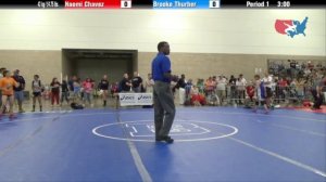 FILA Cadet 43 kg / 94.75 lbs. - Naomi Chavez vs. Brooke Thurber