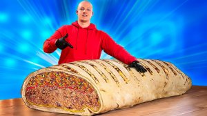 Я СДЕЛАЛ ГИГАНТСКИЙ БУРРИТО ВЕСОМ 125 КИЛОГРАММ  - ВАНЗАЙ  vanzai