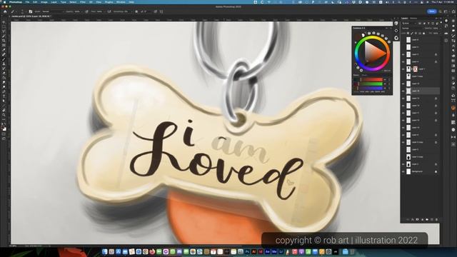 SPEED RENDER COMMISSION ART: Augie Bones animal caricature art for dog treat logo icon design..