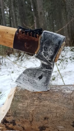 топор с самой длинной ручкой. топор СССР