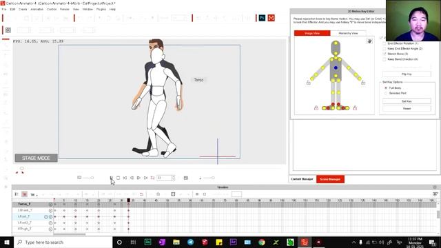 How to Create Custom 2D Walking Forward Motion Cartoon Animator 4 смотреть онлайн
