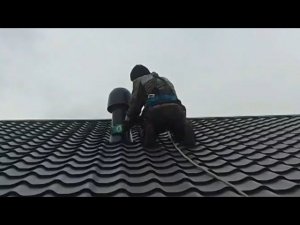Установка вентиляции и аэроелементов на крыше #волгоград #дом34кафян #каркасныйдом #сипдома