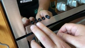 Установка времени hansa bcci616234 (с 4 кнопками и колесиком)