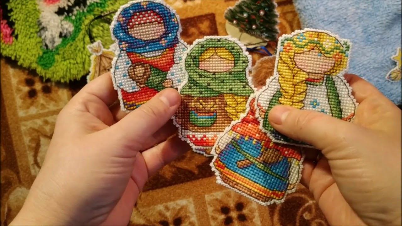 Вышивальные итоги 2019 года - 17 готовых работ! смотреть онлайн