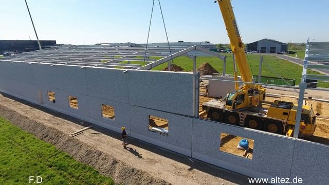 Montage Silexbetonwand Firma Altez смотреть онлайн