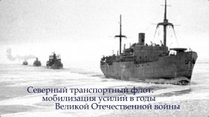 Северный транспортный флот. Мобилизация усилий в годы Великой Отечественной войны