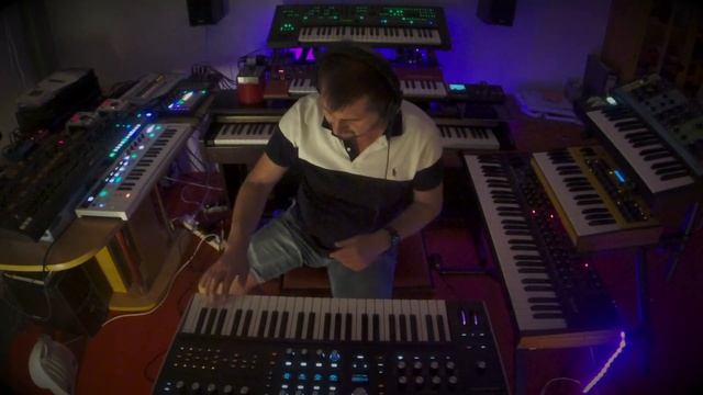 Hydrasynth ⧸ ARP Odyssey ⧸ System 8 ⧸ Nord lead A1 ⧸ Prophet 08 ⧸ Keystep Pro ＂Deep Summer Jam＂