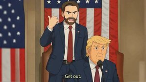 Трамп теперь аниме.