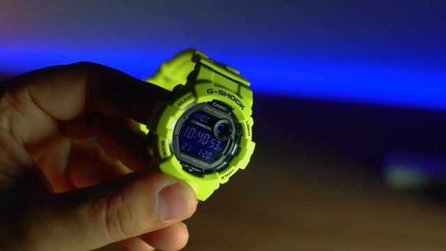 Super neon G-Shock GBD 800 Bluetooth Mobile Link Step Counter смотреть онлайн