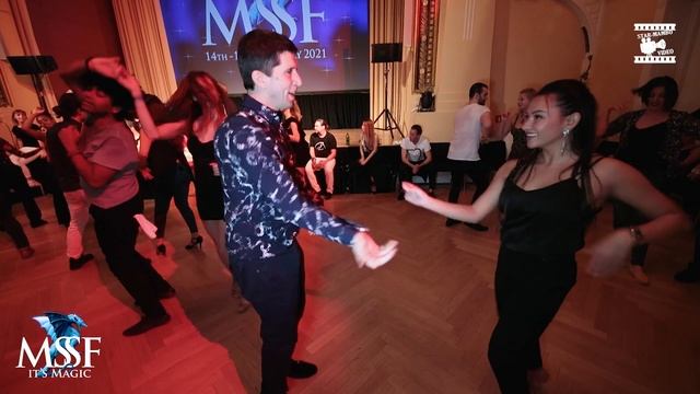 Mickael Hauser & Asya Makeeva - social dancing @ Magic Slovenian Salsa Festival 2020 смотреть онлайн