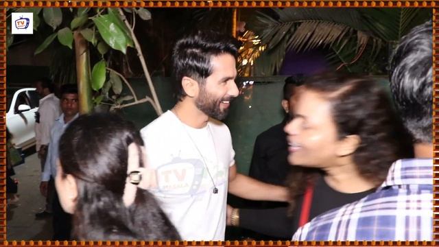 Shahid Kapoor And Wife Mira Rajput With Daughter Misha And Son Zain At Karan Johar Kids Bday Party