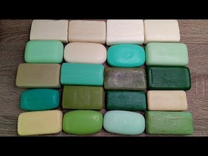Хвойные кусочки после мыления