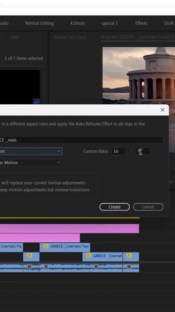 Auto reframe sequence In Premiere Pro смотреть онлайн