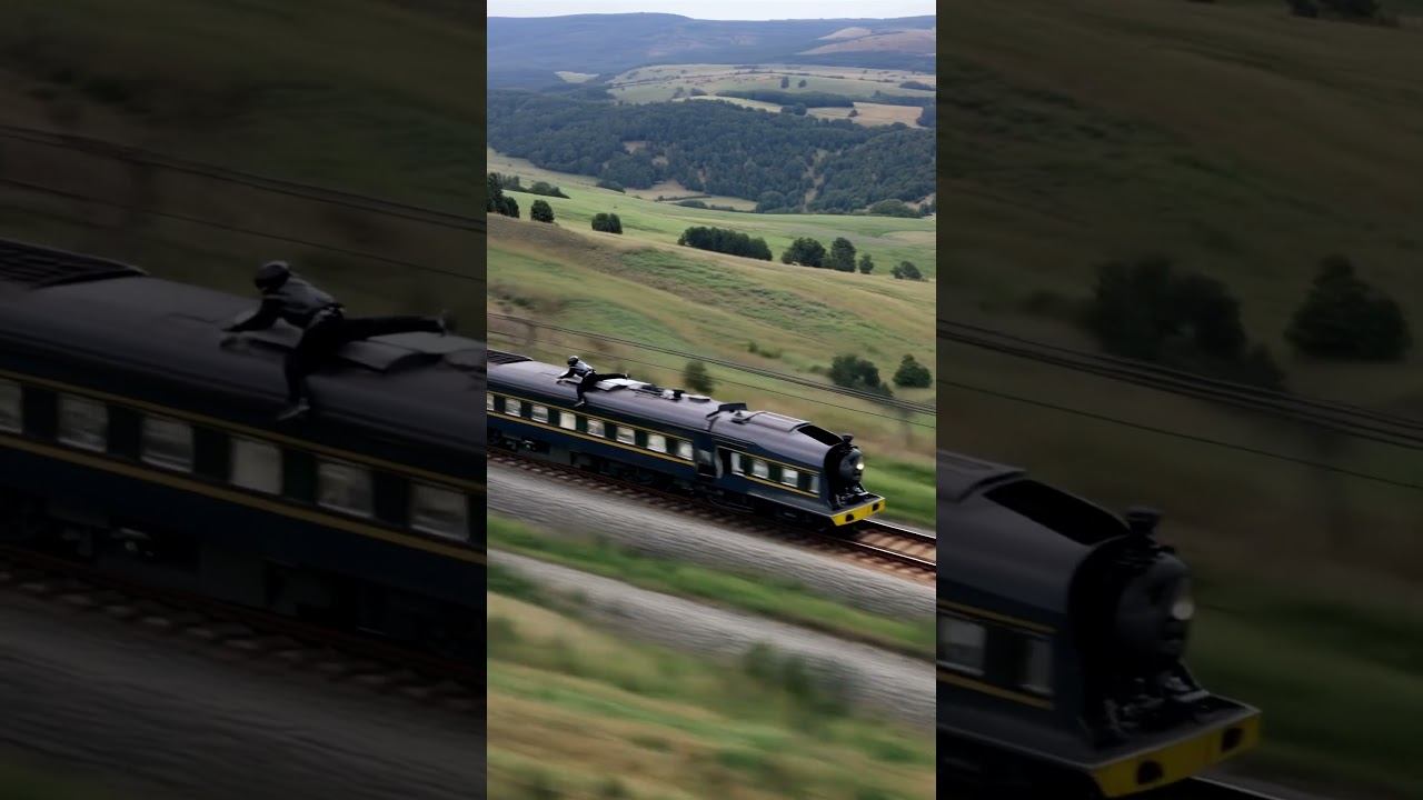 Would You DARE Ride on Top of a Speeding Train? #music