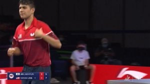 FULL MATCH | AN Jaehyun (KOR) vs JHA Kanak (USA) | MS R16 | #ITTFWorlds2021