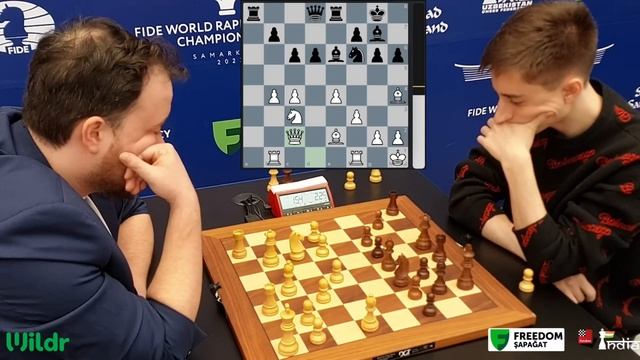When you can't help but laugh after losing the game | Shimanov vs Dubov | World Blitz 2023