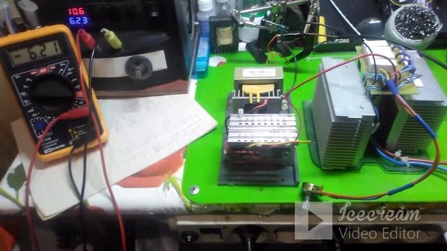 электронная нагрузка на LM324. смотреть онлайн