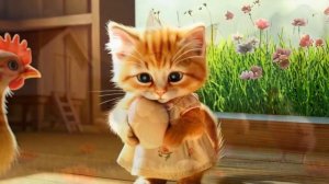 Tiny Cat's Springtime Countryside Adventure! #cute #cat #kitten #aianimation #ai
