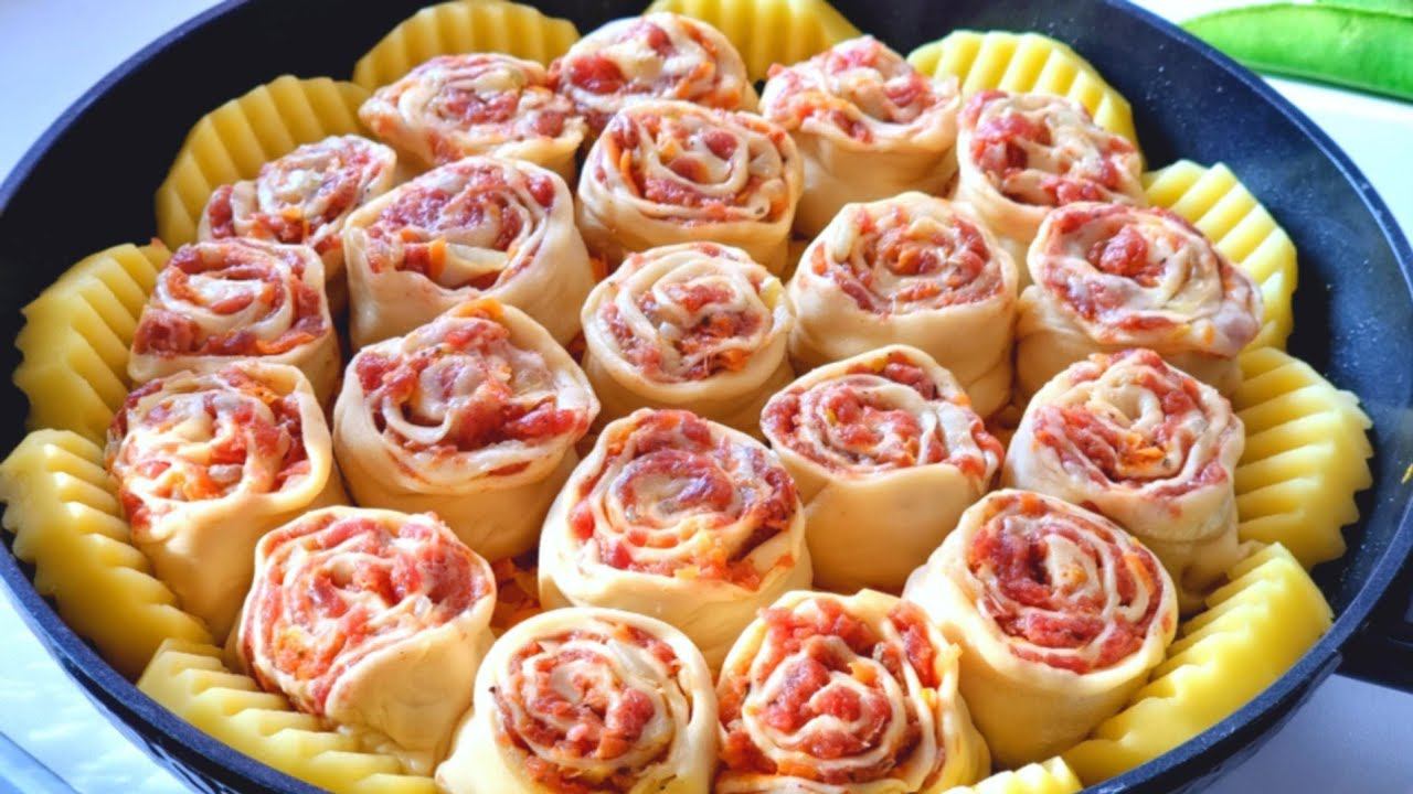 ЦАРСКАЯ ВКУСНОТА ИЗ ФАРША И КАРТОШКИ! ОЪЕДЕНИЕ БЕЗ ВОЗНИ НА УЖИН ИЛИ НА ОБЕД! ОХ КАКАЯ ВКУСНЯТИНА!