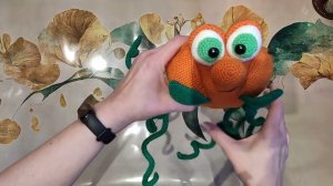 Тыква шкатулка крючком