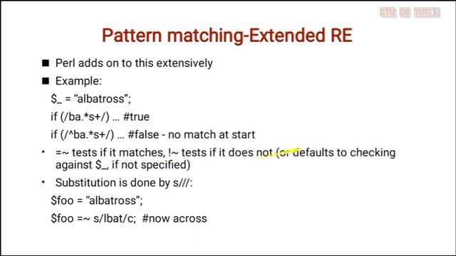 KTU CS403 Programming Paradigm|Module 5 Part 9|Features of Scripting langs- Strings and pattern mat