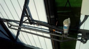 Распашные складные ворота с электроприводом через полтора года...