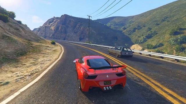 Ferrari 458 Italia | V10 Italian Sound | Real Engine Sound | Real Life Supercar | GTA 5 смотреть онлайн