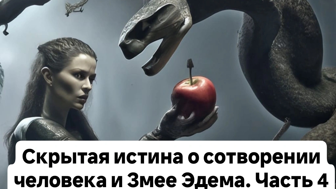 Скрытая истина о сотворении человека и Змее Эдема! Часть 4