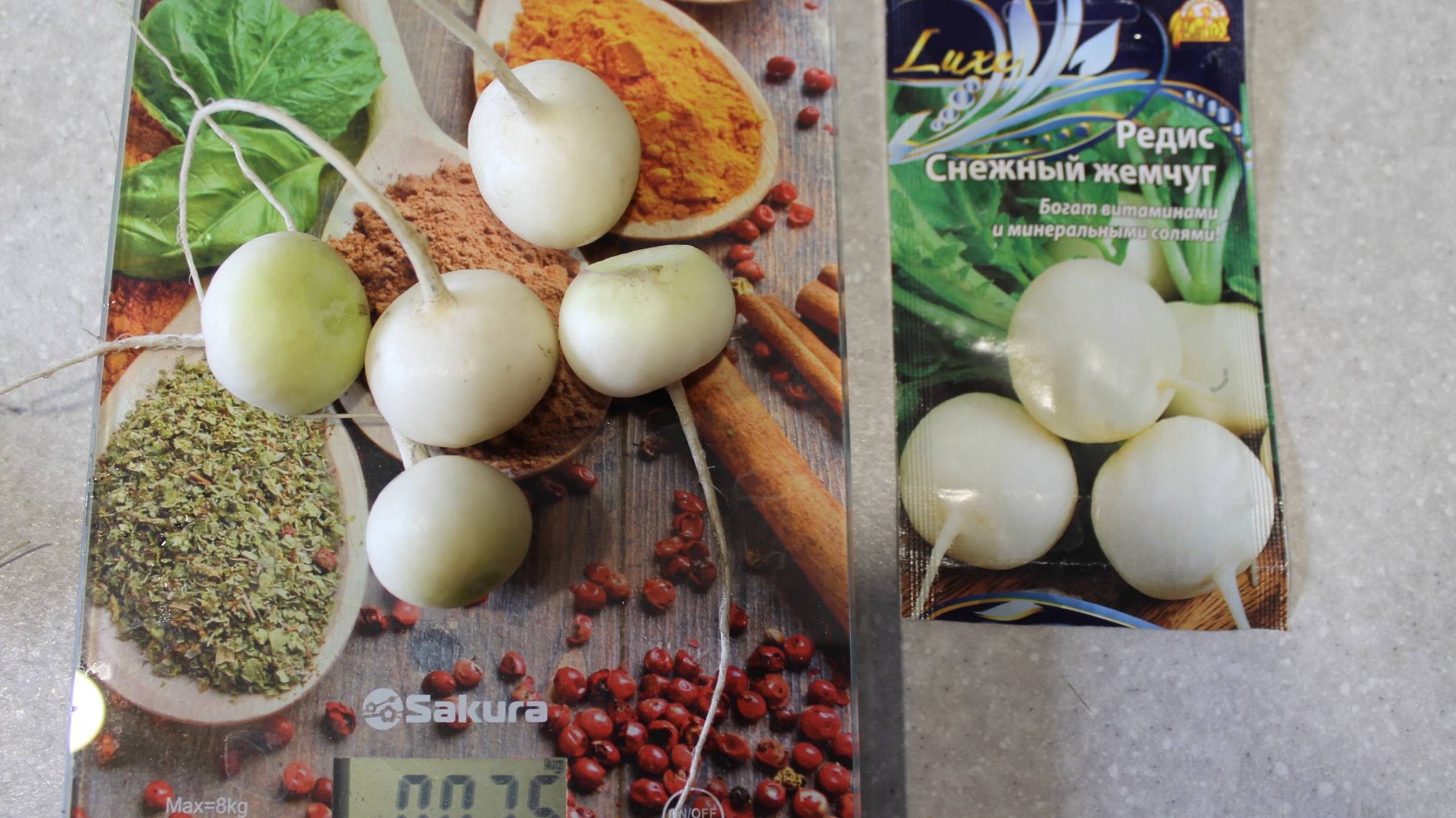 Редис Снежный жемчуг смотреть онлайн